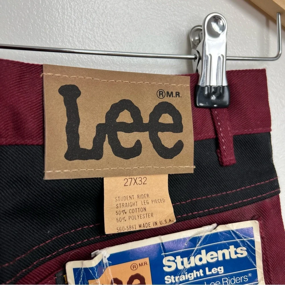 Vintage LEE Student Fit Deadstock Straight Leg Jeans size 26 - Picture 10 of 10